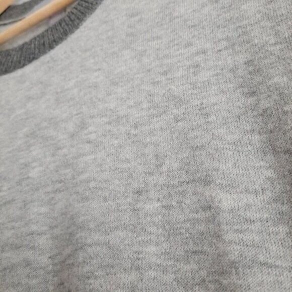 SOPHIA MILANO 100% 2-ply Cashmere Sweater Colorblock Grey Sz S - Picture 5 of 7